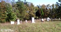 Riffle Chapel Cemetery, Mason Co., WV - looking southwest