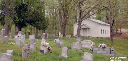 Queens Ridge Church and Cemetery, Wayne County, West Virginia