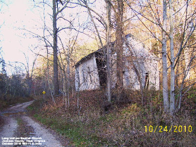 Long Hollow Baptist Church, Jackson County, WV - Photo from October 2010